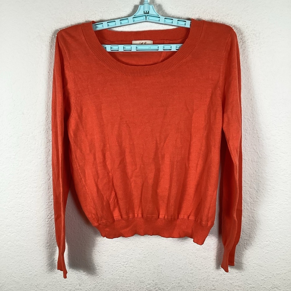 Pearl Womens Sweater Sz M Solid Comfort Warm Soft Long Sleeve Excellent